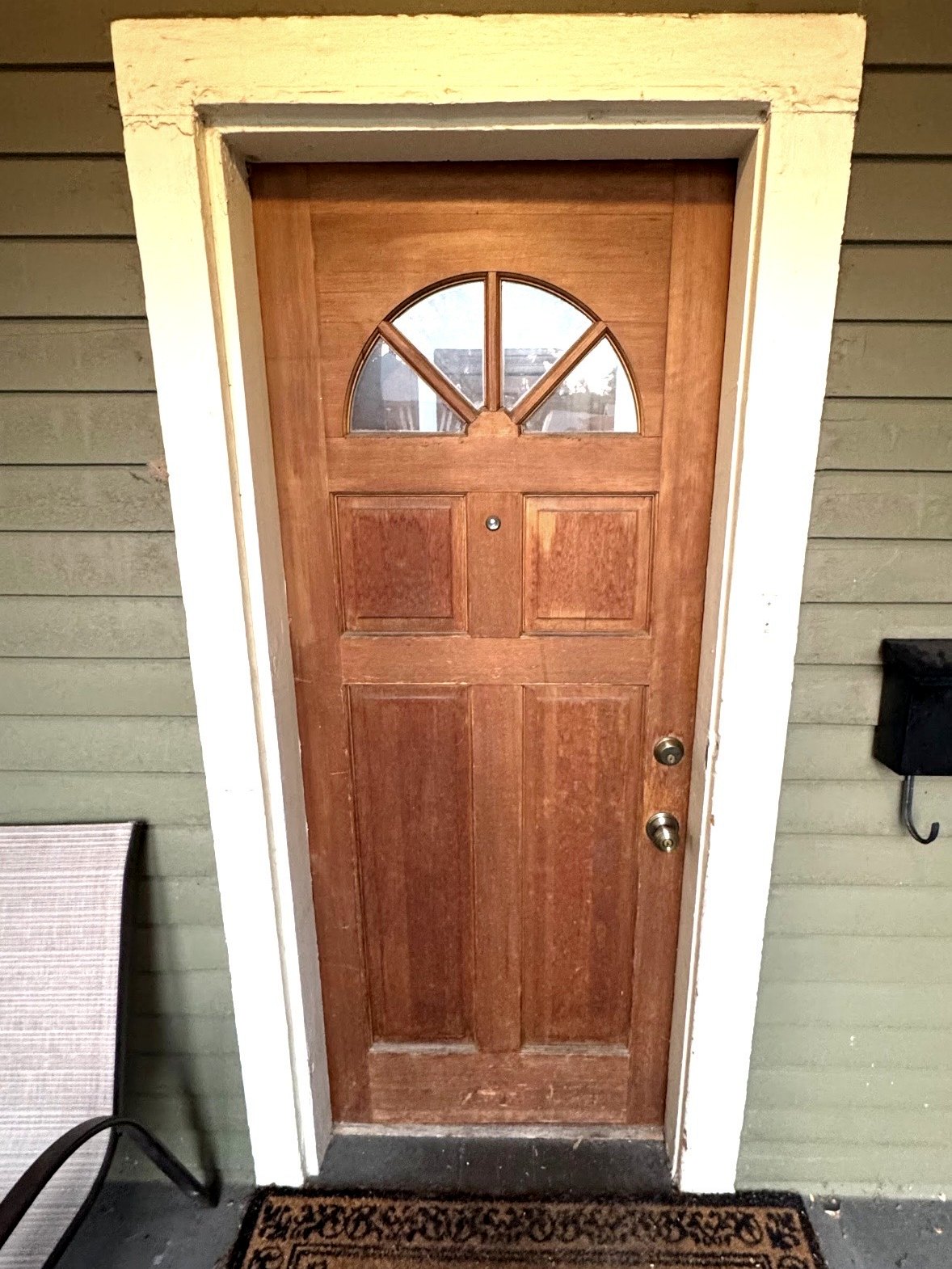 Front door before replacement